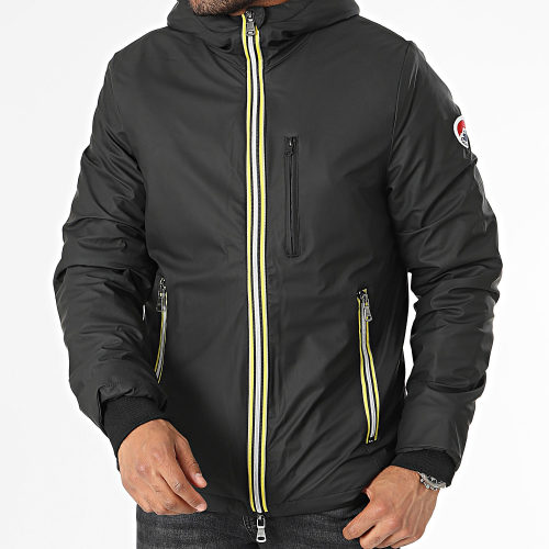 Veste Capuche Zippée Noir