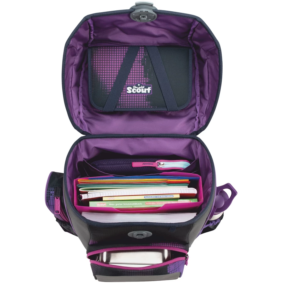 Scout Neo Exklusiv Movie Star - Schulranzen Set 5tlg. Pink Pixel