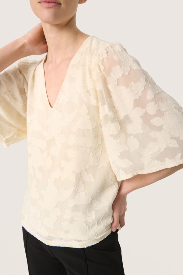 Soaked in Luxury SLFelisia Top Sandshell