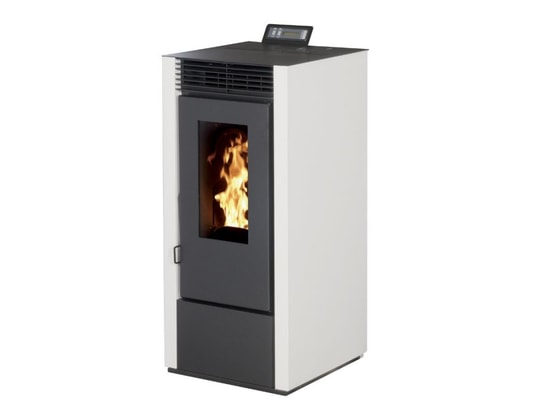 INTERSTOVES - Poêle à granulés Poêle à granules marina 14kw etanche - blanc