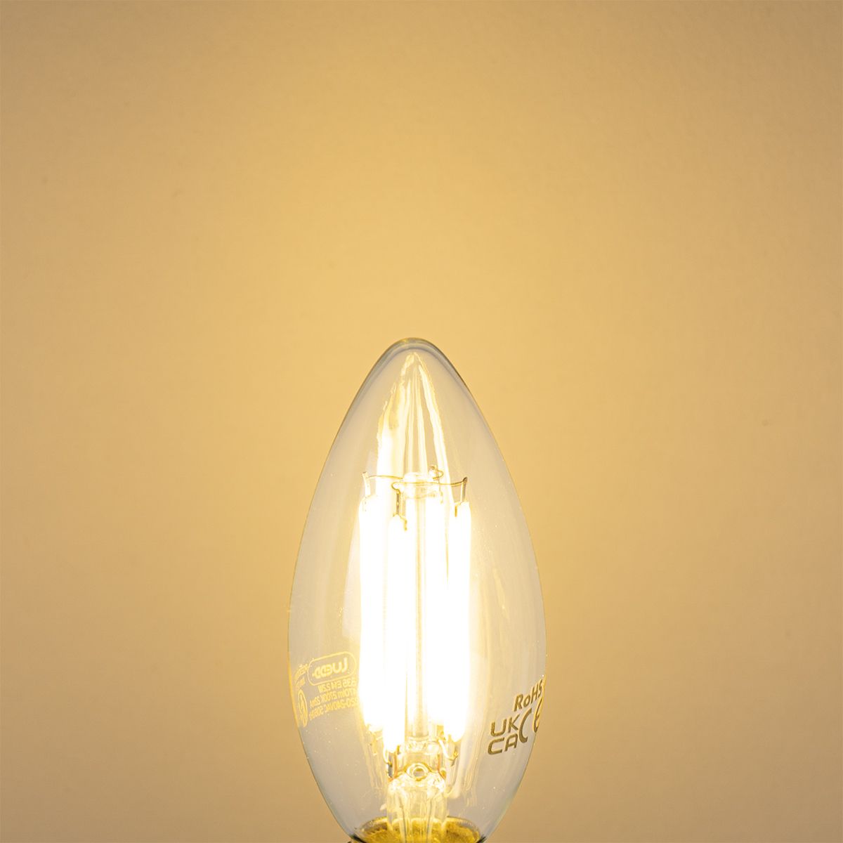 Set van 5 E14 LED lamp B35 helder 2,2W 470 lm 2700K