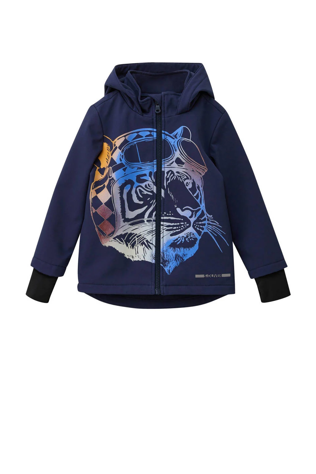 s.Oliver softshell jas herfst donkerblauw