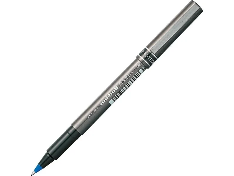 Rollerpen Uni-Ball UB-155 Micro Deluxe 0,2mm blå - (12 stk.)