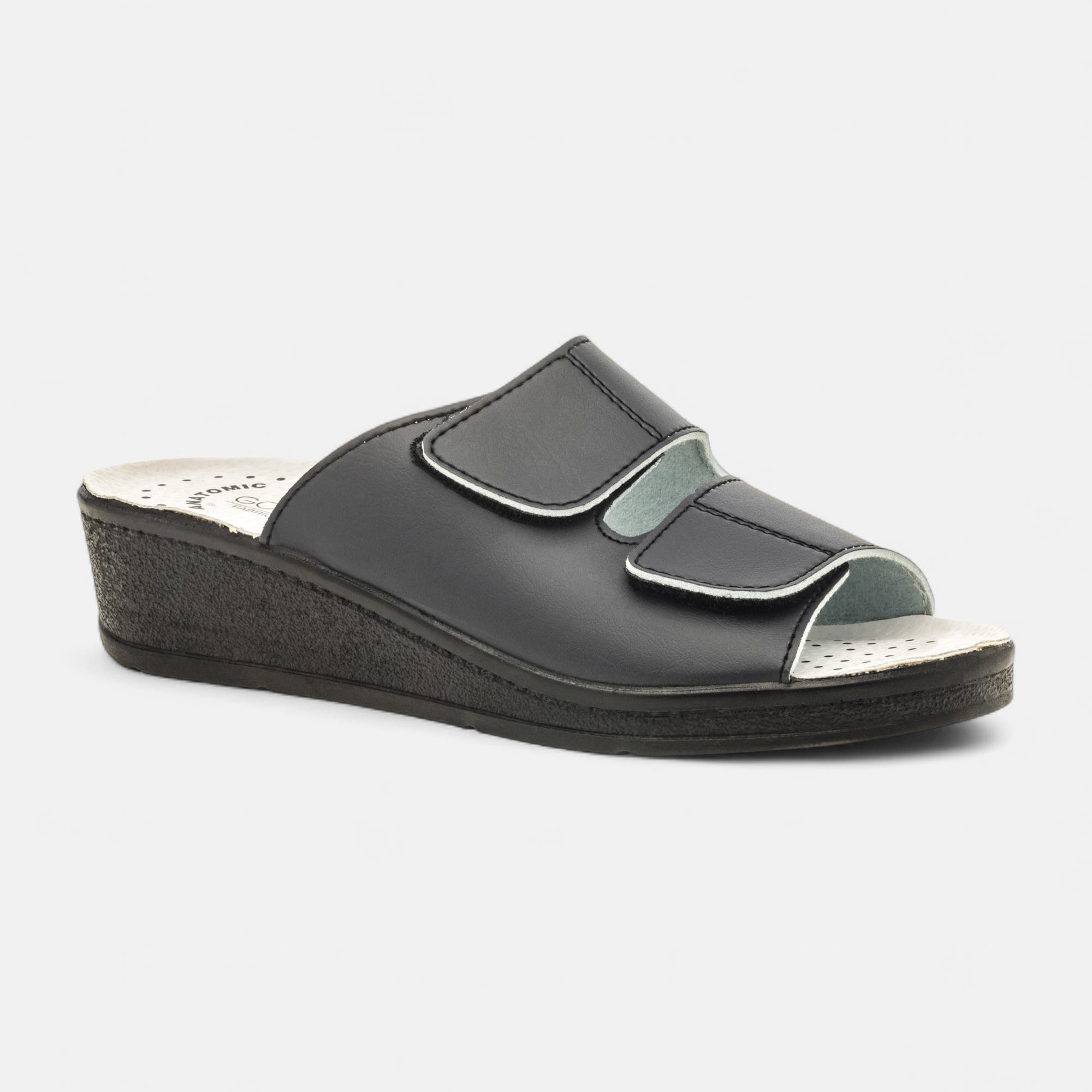 Nu-pieds confort Femme bleu marine