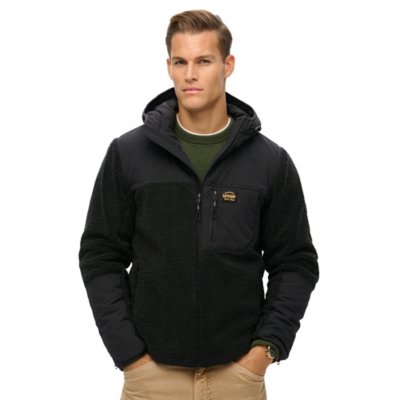 Sherpa homme Hood Expedition Borg Hybrid SUPERDRY