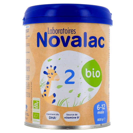 Novalac Bio lait 2eme âge - Alimentation bébé 6 à 12 mois