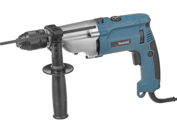 Makita HP2071J - Hammerbor - 1010 W - 2-hastigheders - nøgleløs borepatron 13 mm