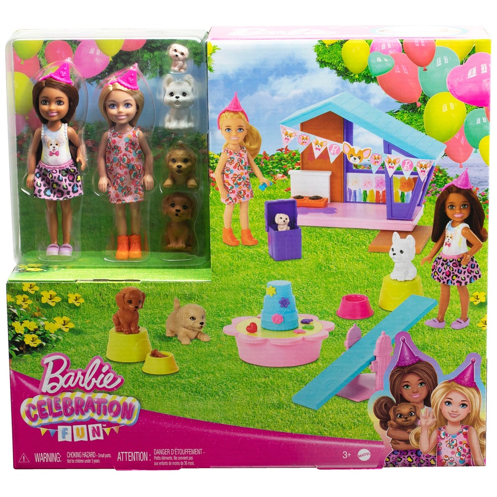 Barbie Chelsea Welpenparty-Spielset