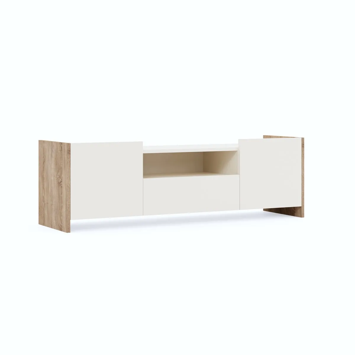 EPIKASA Meuble TV Cora 160 cm - Sonoma