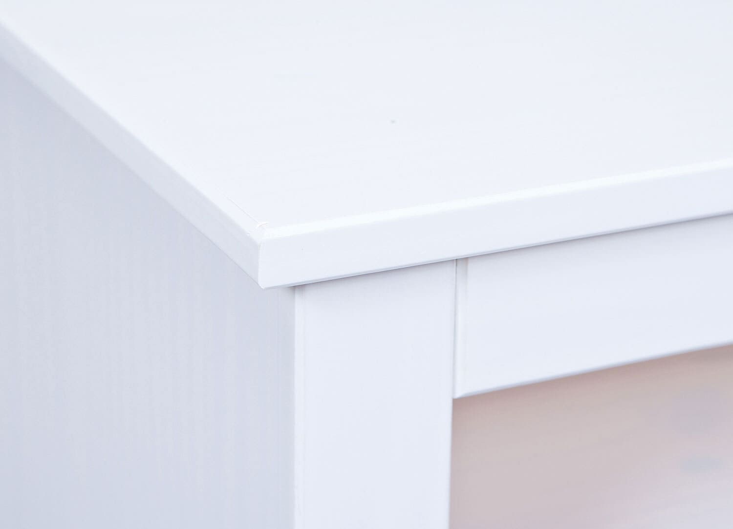 TV-Lowboard LUKAS 118x45x39 cm Massivholz Kiefer weiß