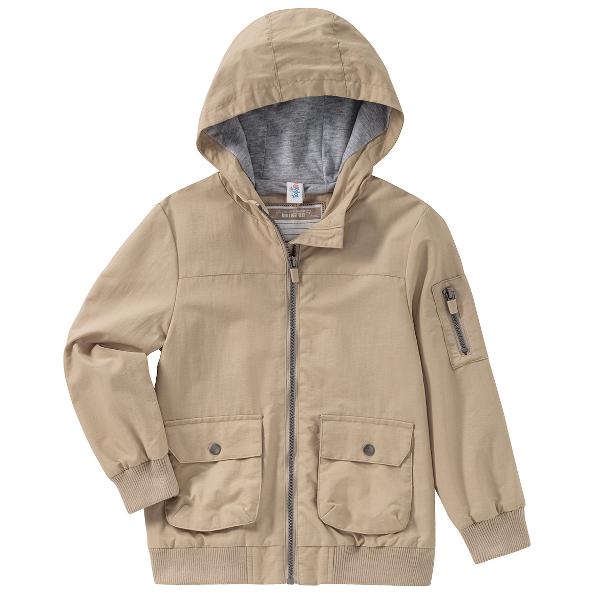 Topolino Jungen Blouson mit Kapuze beige