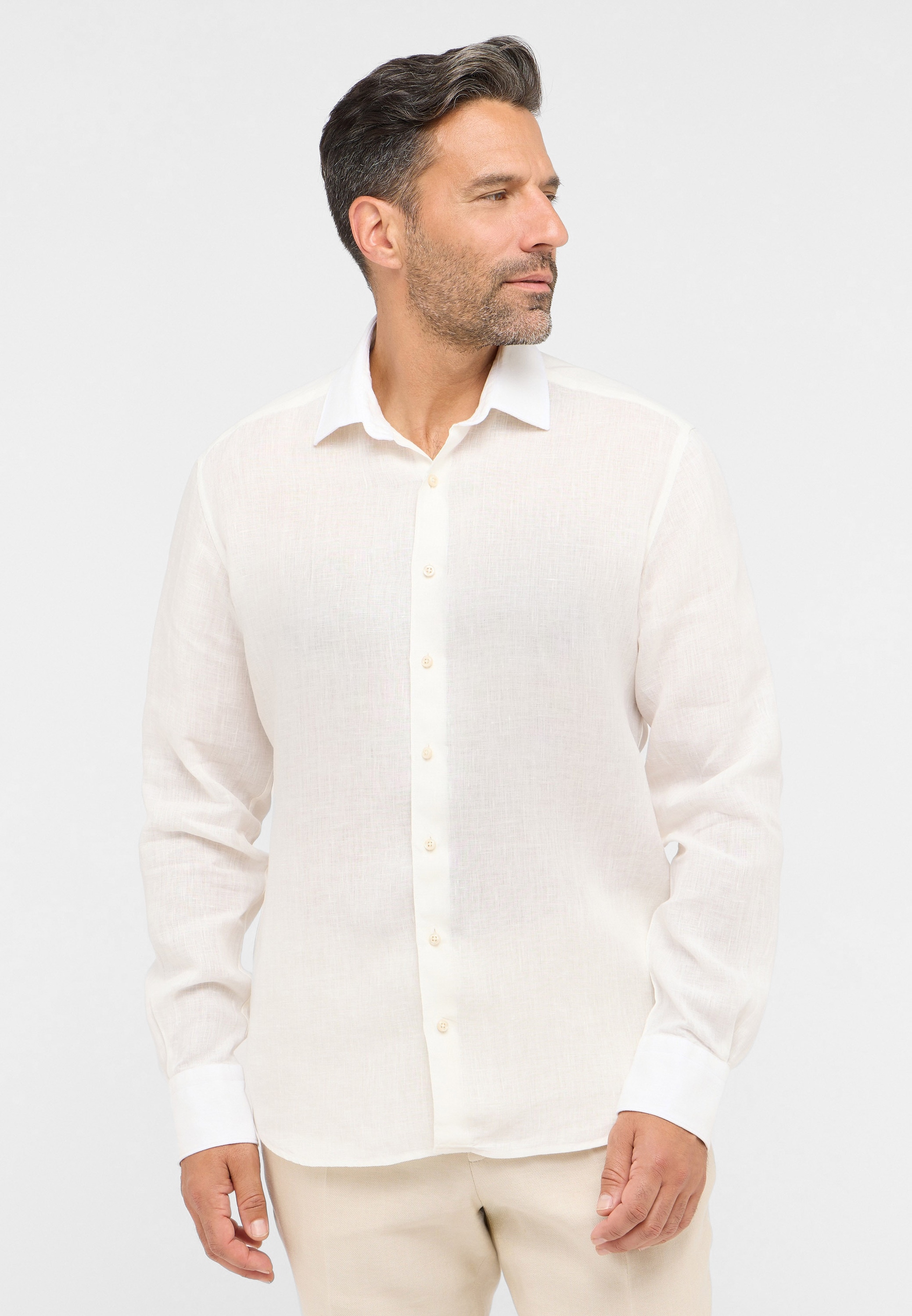 Eterna Langarmhemd »MODERN FIT«, EASY IRON (bügelleicht)
