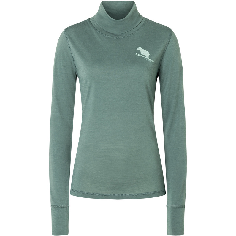 Super.Natural Damen Flear Roll Neck Longsleeve