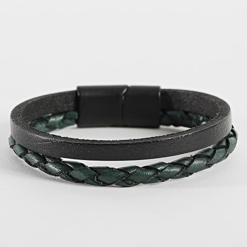 Bracelet Noir Vert