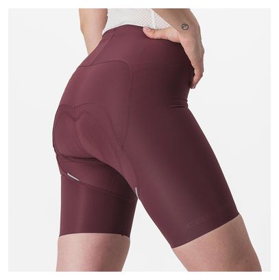 Cuissard Court Sans Bretelles Femme Castelli Free Aero RC Bordeaux