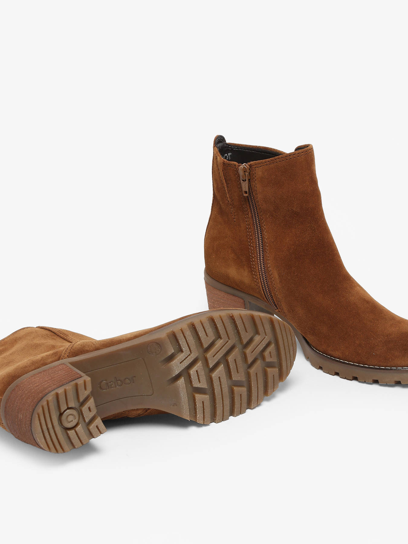 Bottines  talon en cuir GABOR