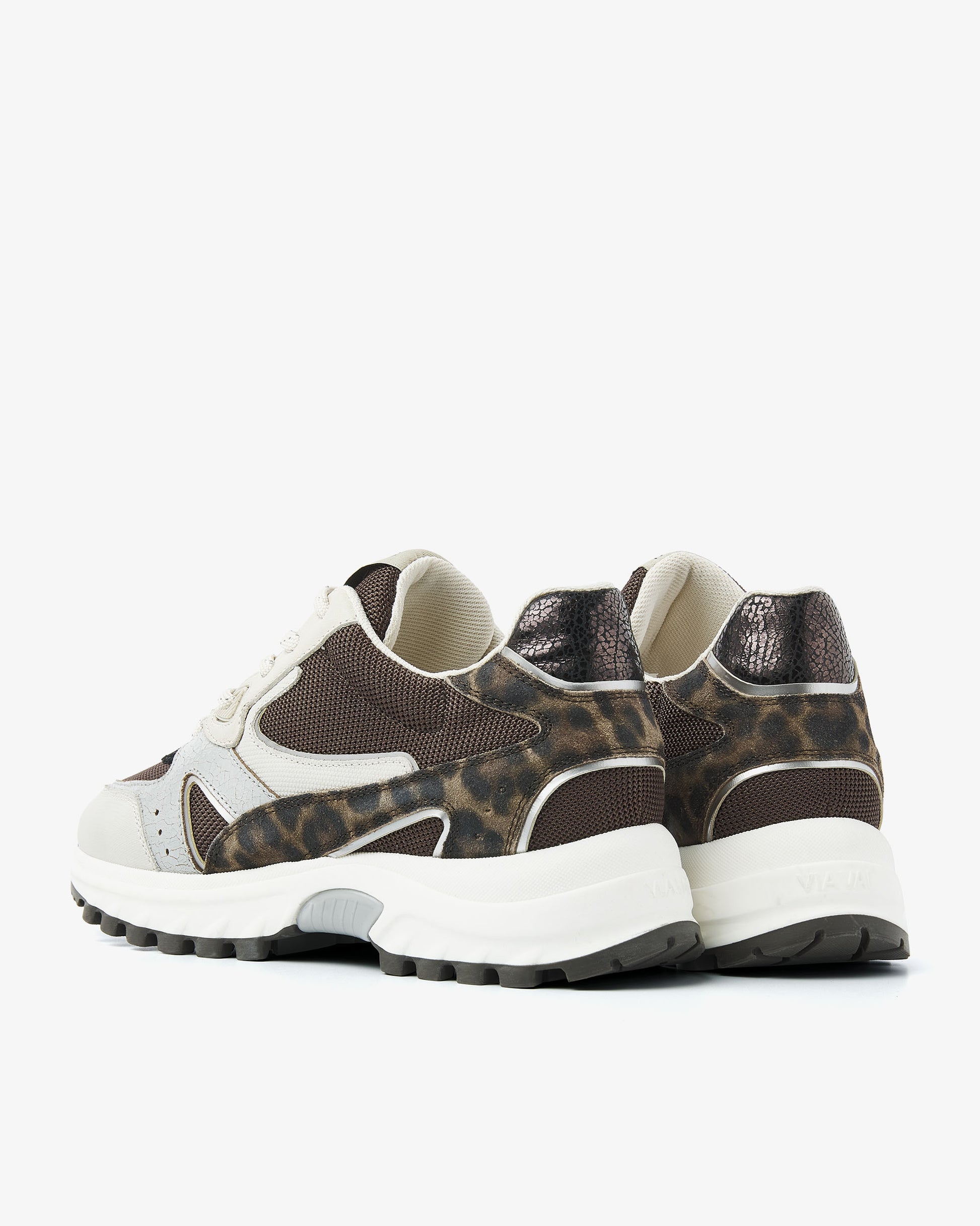 VIA VAI bruine dames sneakers Danae Vicky
