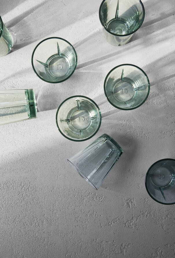 Rosendahl GC Vandglas 26 cl recycled glas tone 4 stk. Transparent