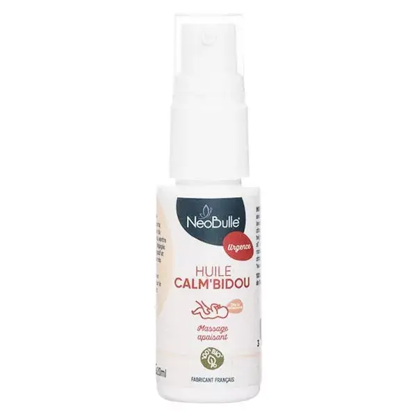 Óleo de Massagem Calmante de Emergência Néobulle Calm'bidou Orgânico 20ml