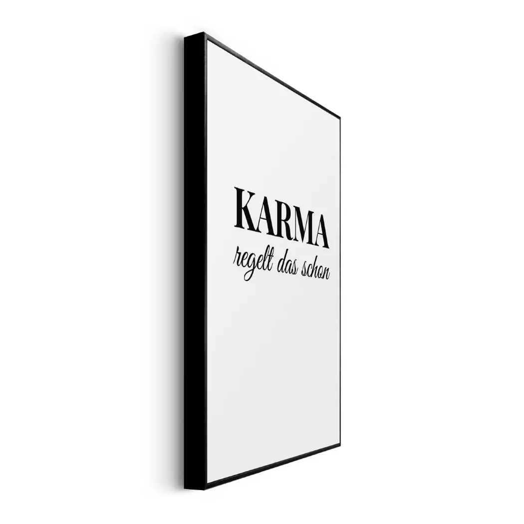 Wandbild 20 x 30 cm Karma