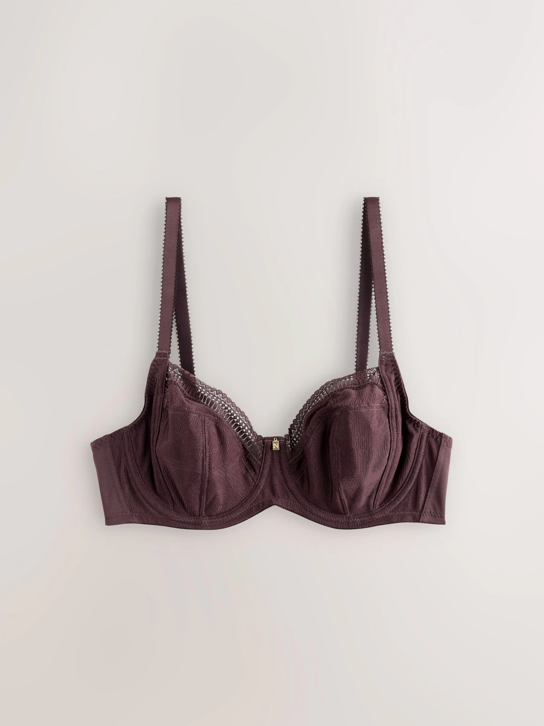 Chocoladebruin - DD-H Side Support Wired Full Cup Bra