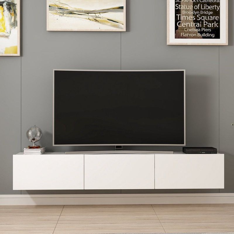 Zwevende TV Meubel - Modern Design - 180 cm Breedte - Scandinavisch