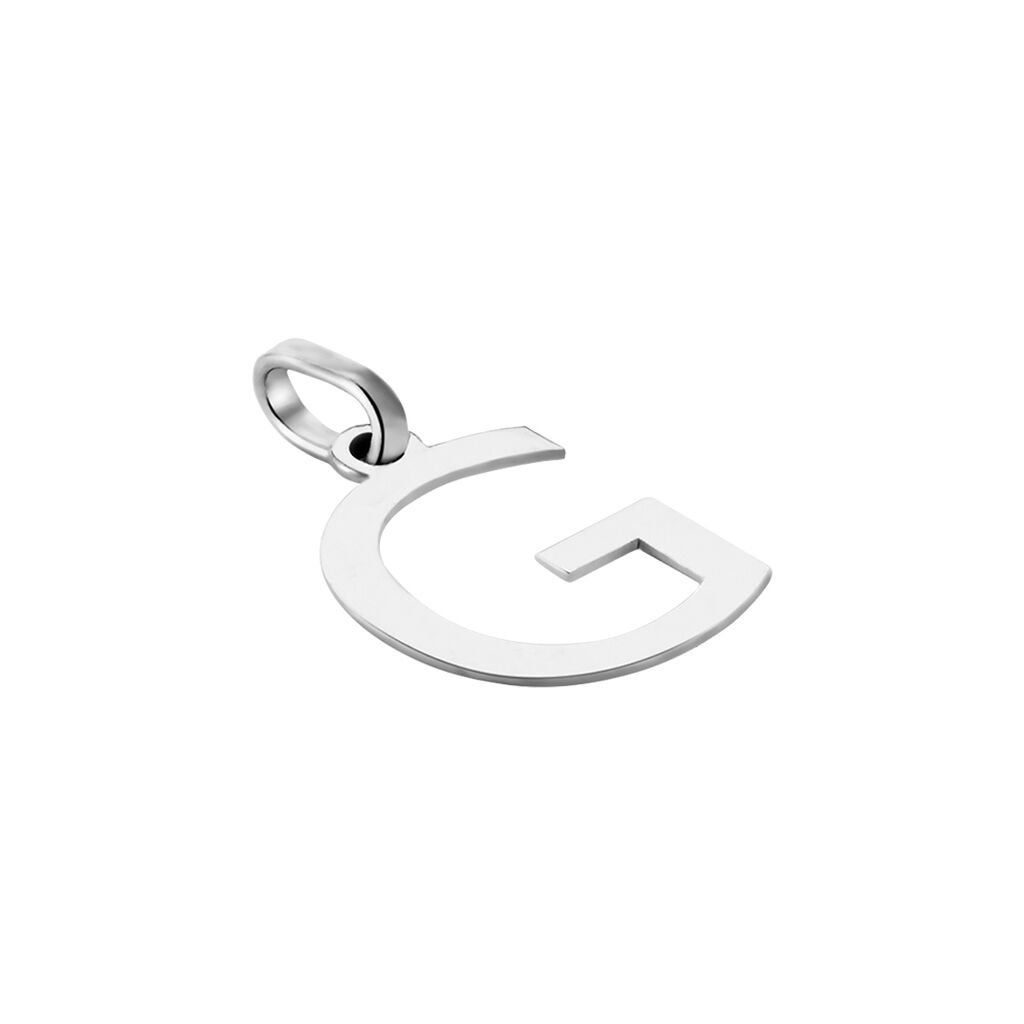 Pendentif Ionia Lettre Or Blanc