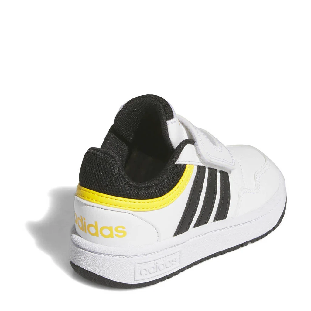 adidas Hoops 3.0 sneakers wit/zwart/geel
