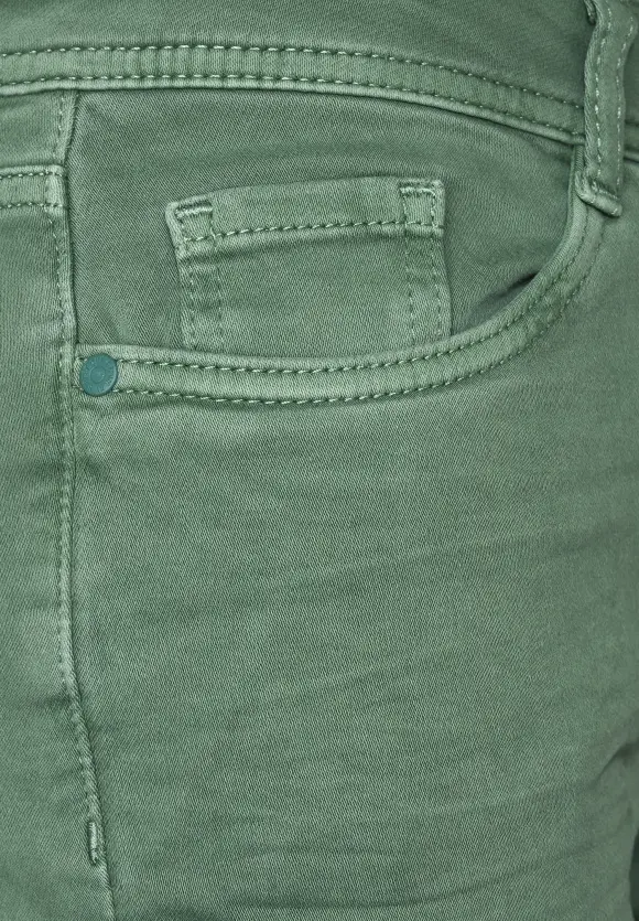 Grüne Cargo Casual Fit Jeans - novel green overdyed
