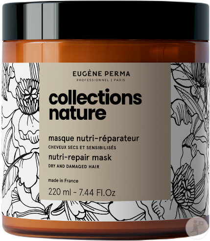 Collections Nature Masque Nutri-Réparateur Cheveux Secs Et Sensibilisés Pot 220ml