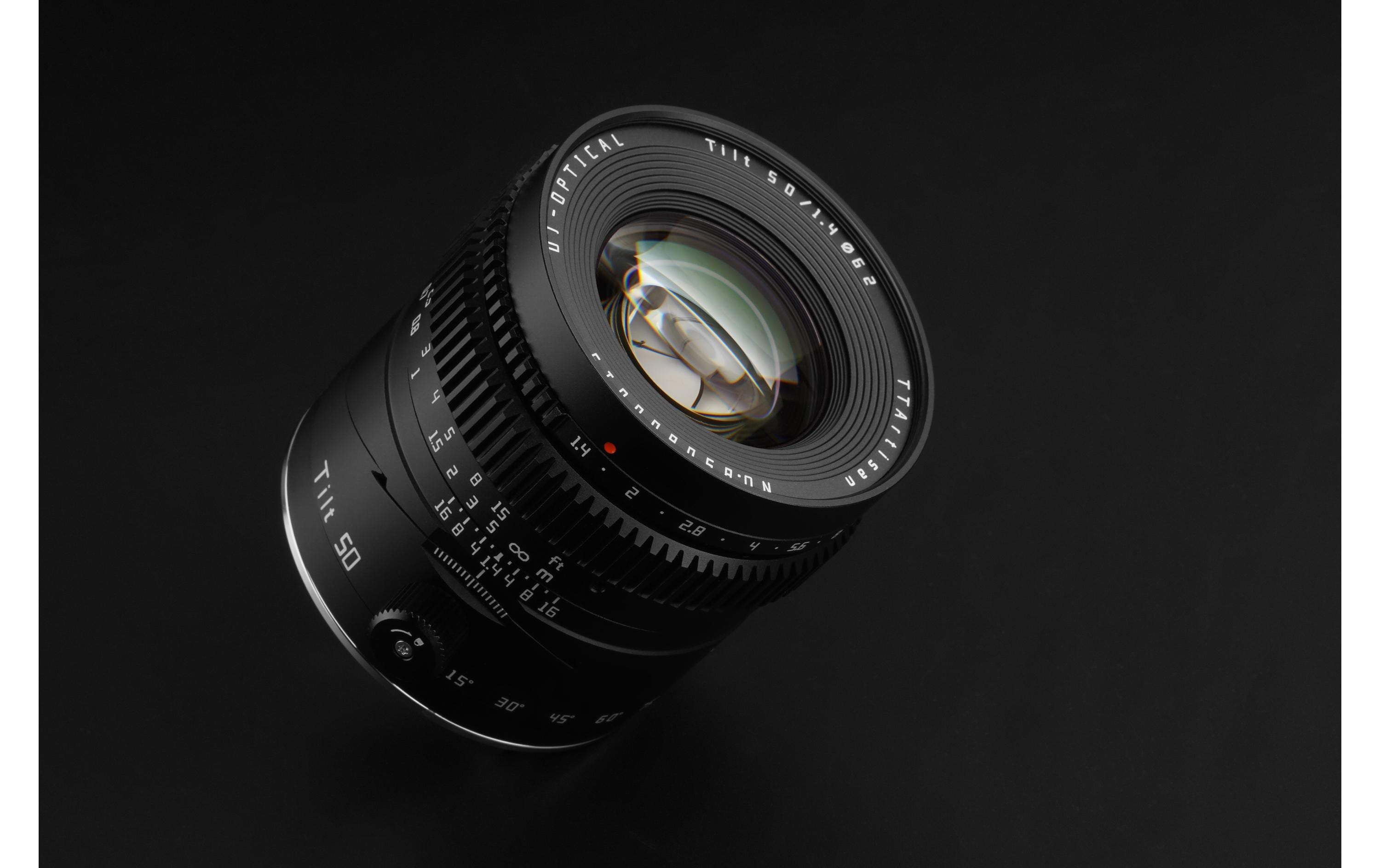 Festbrennweite Tilt 50mm F/1.4 – L-Mount<br>Festbrennweitenobjektiv mit erweiterter Fokussteuerung