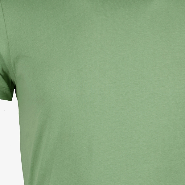 Unsigned heren T-shirt lichtgroen ronde hals