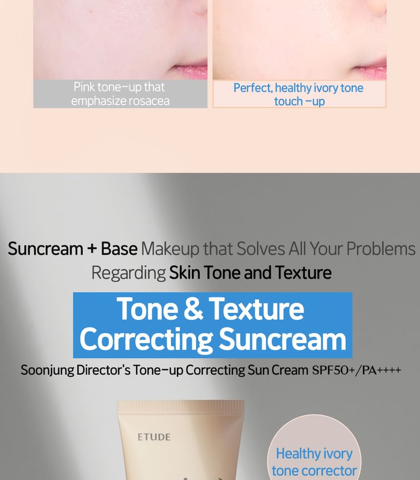 ETUDE - Soon Jung Director's Tone-up Corrigerende Zonnebrandcrème