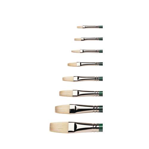 WINSOR & NEWTON™ WINTON Borstenpinsel für Öl- und Acrylmalerei, lang flach