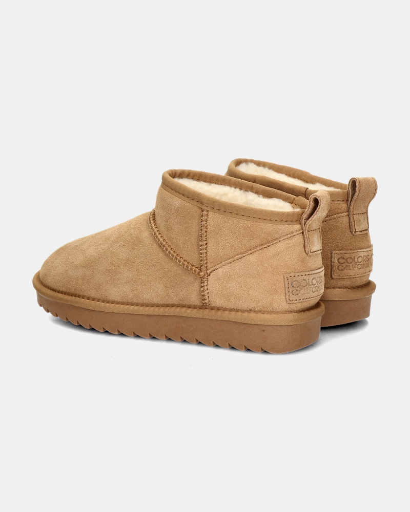 Colors of California Gevoerde boots  - cognac