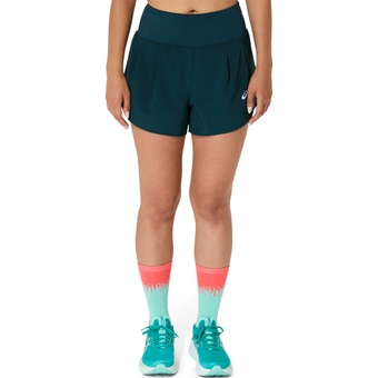 Asics Road 3.5IN Shorts Saxon Green Damen