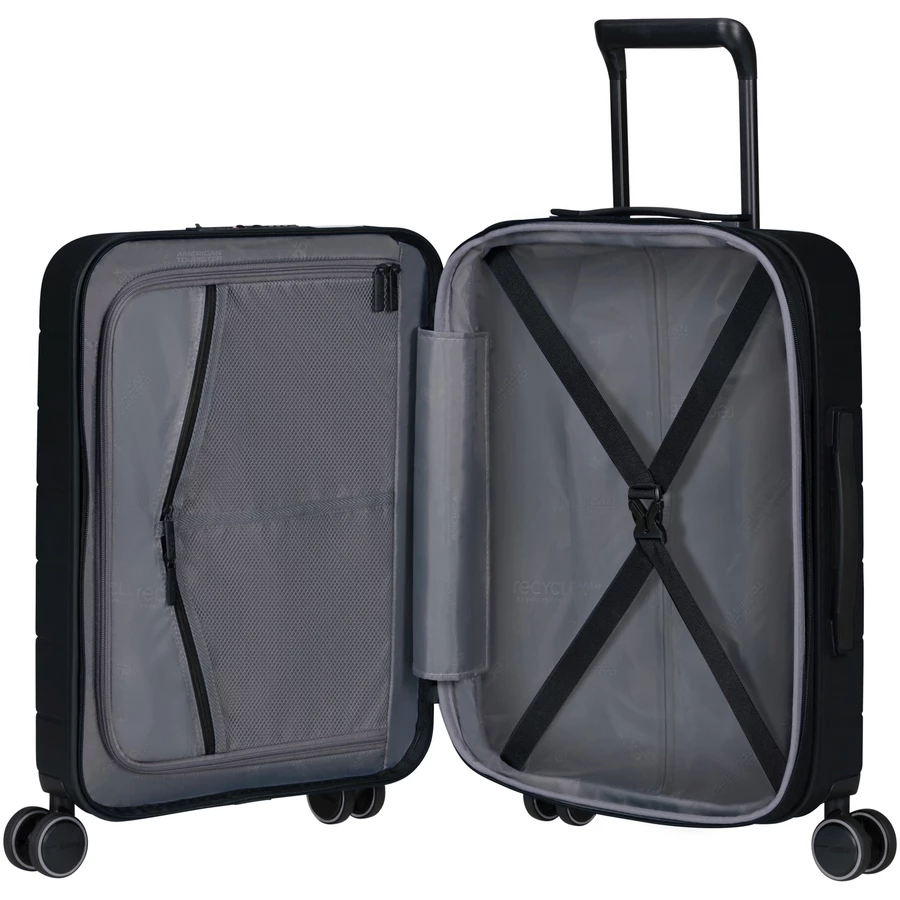American Tourister Novastream - 4-Rollen Kabinentrolley 55 cm erw. dark slate