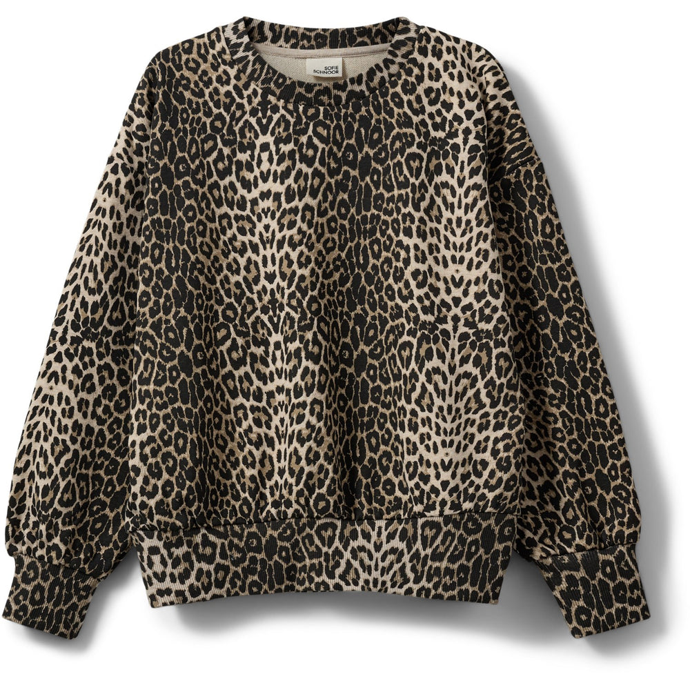 Køb Sofie Schnoor Light Brown Leopard Sweatshirt