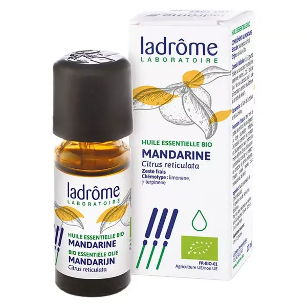 Óleo Essencial de Mandarina Orgânica Ladrome 10ml