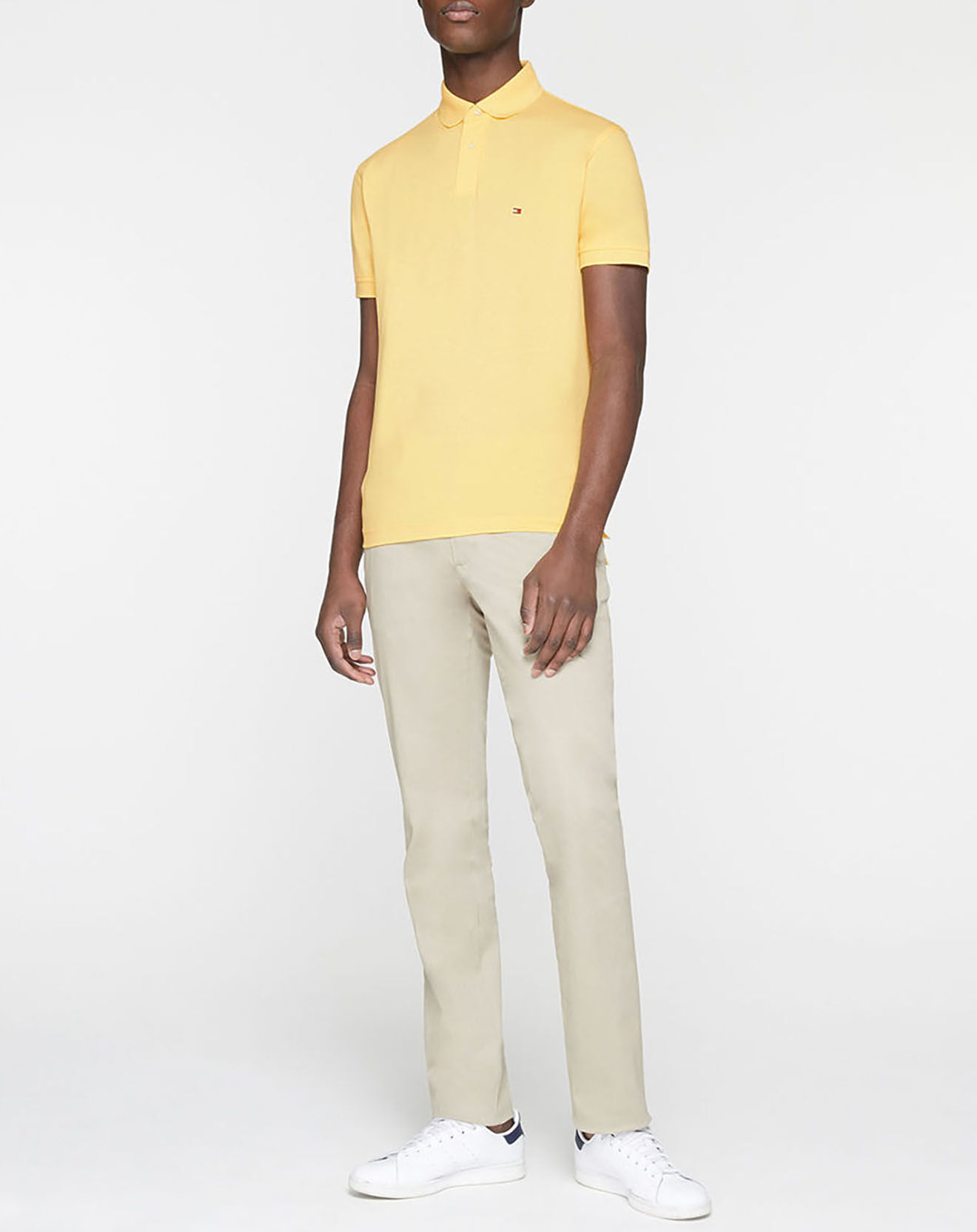 Tommy Hilfiger Polo regular fit 1985 jaune