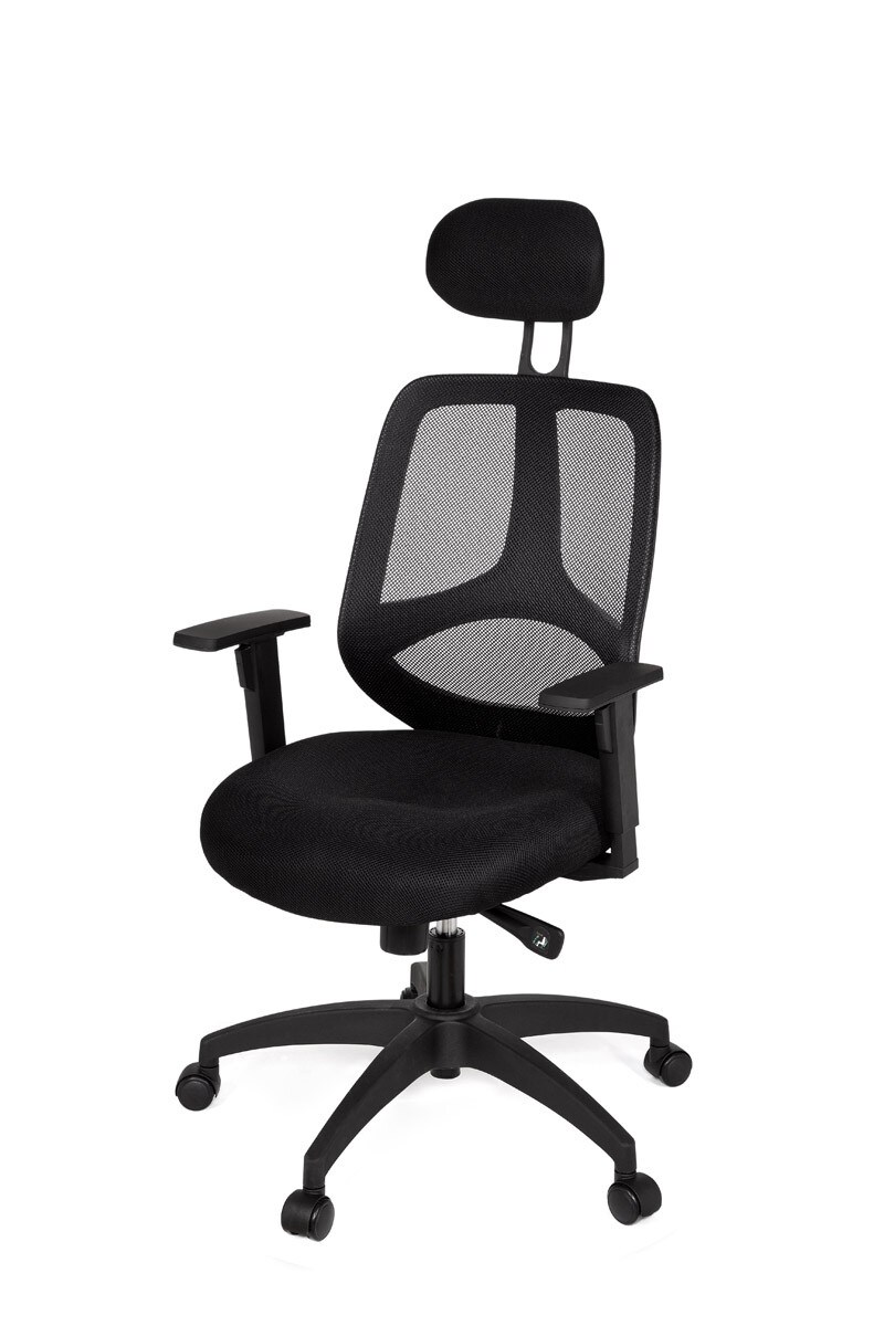 KADIMA DESIGN Ergonomischer Bürostuhl: Synchronmechanik, hochwertige Polsterung, höhenverstellbare Armlehnen, 120 kg Belastbarkeit.