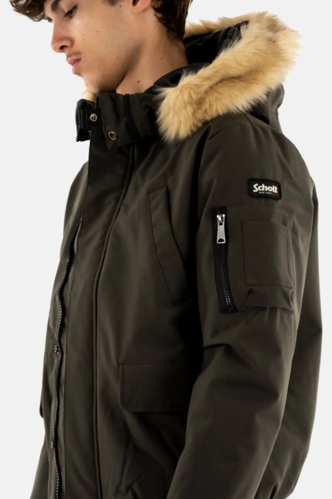 Blousons et vestes schott keyburn kaki