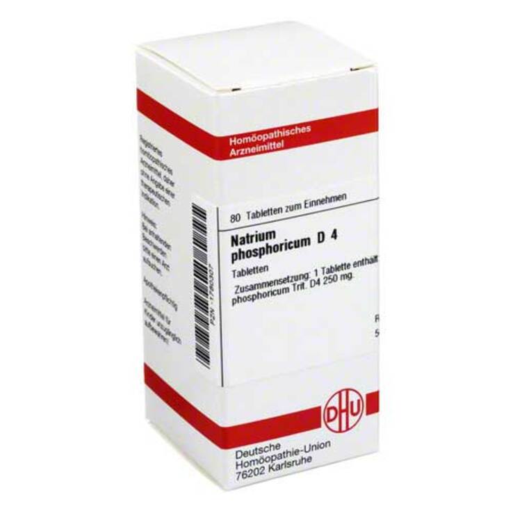 DHU Natrium phosphoricum D 4 Tabletten, 80 St