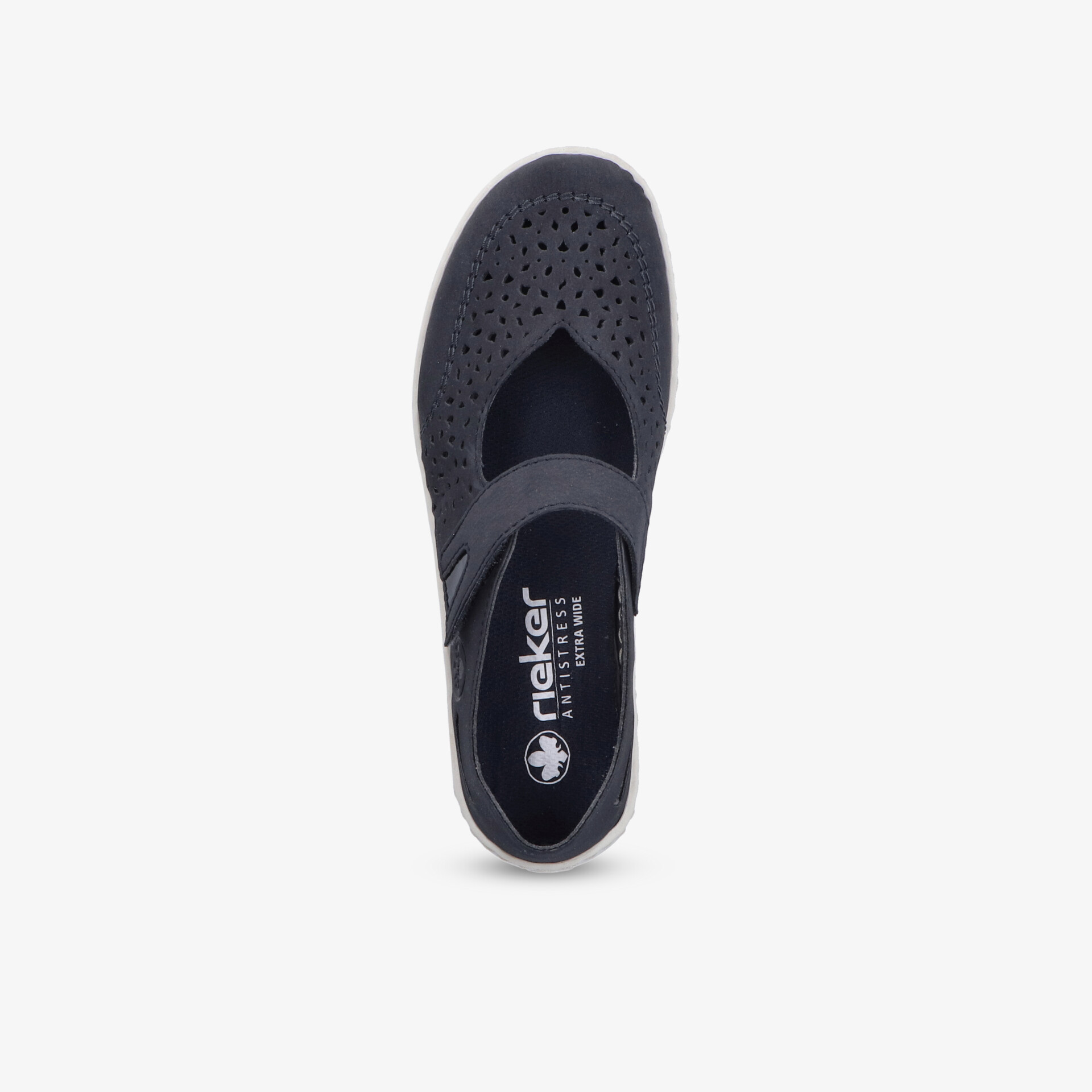 rieker Damen Halbschuhe blau