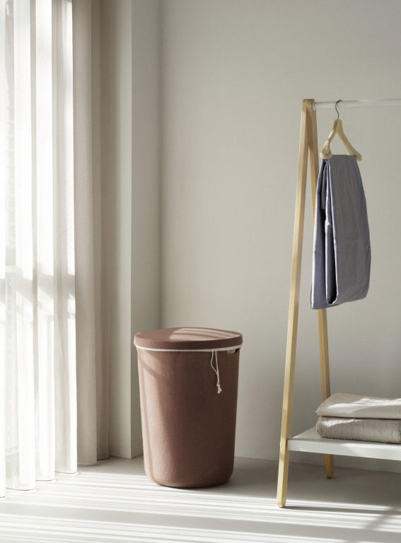 Normann Copenhagen Hide wasmand Brown