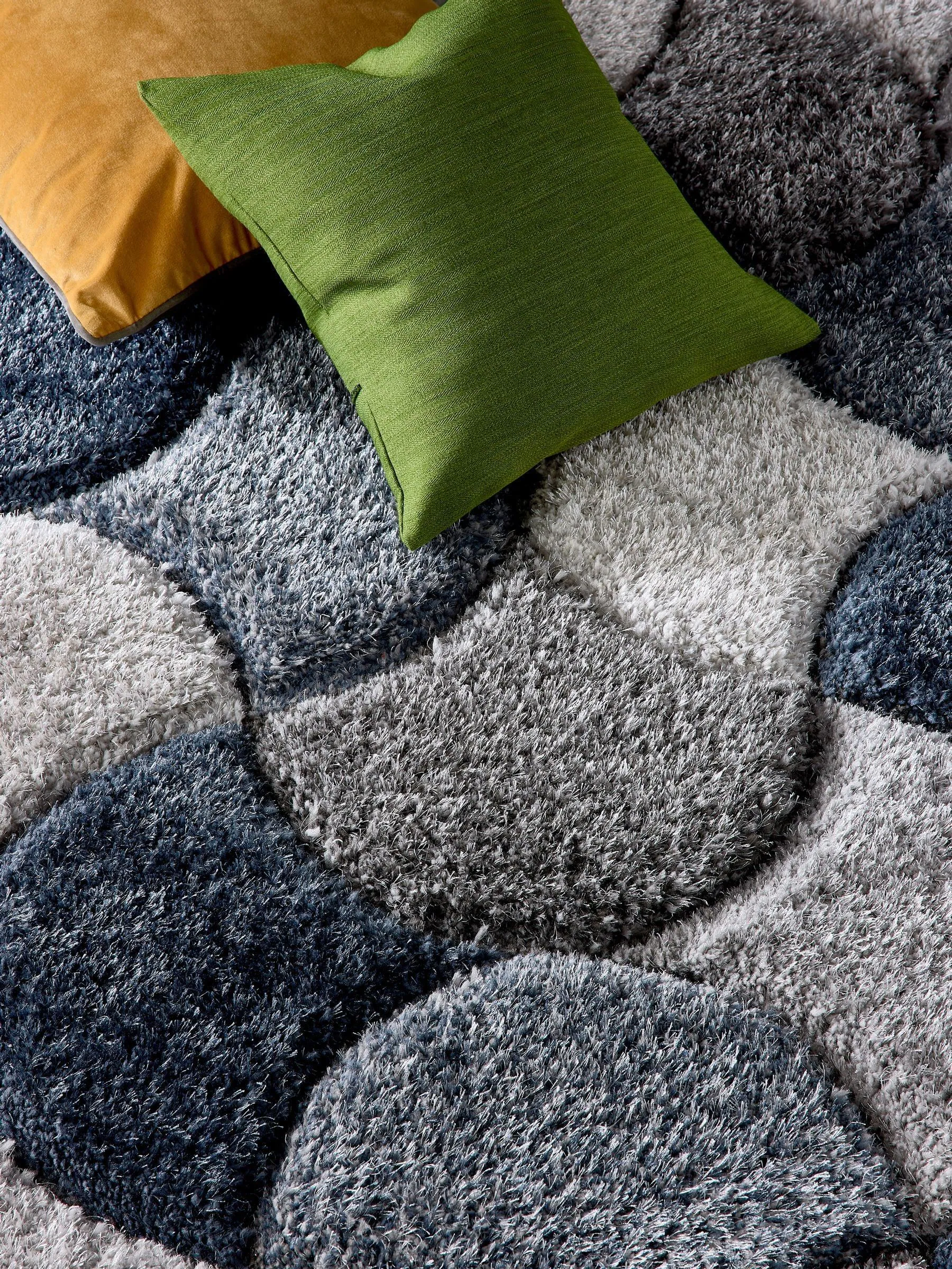 Origin Rugs 3D Scallop Shaggy Rug