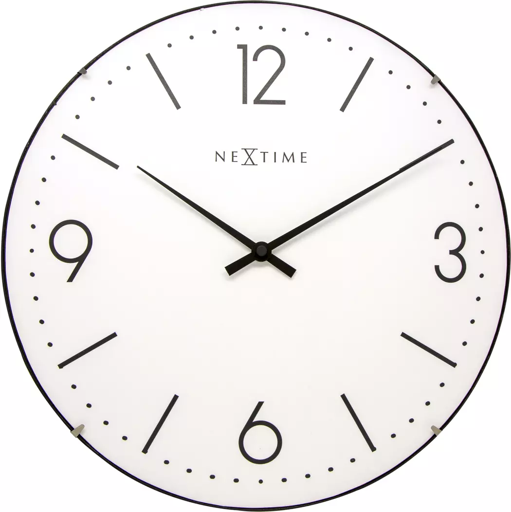 Quarzwanduhr Basic Dome Ø 35 cm