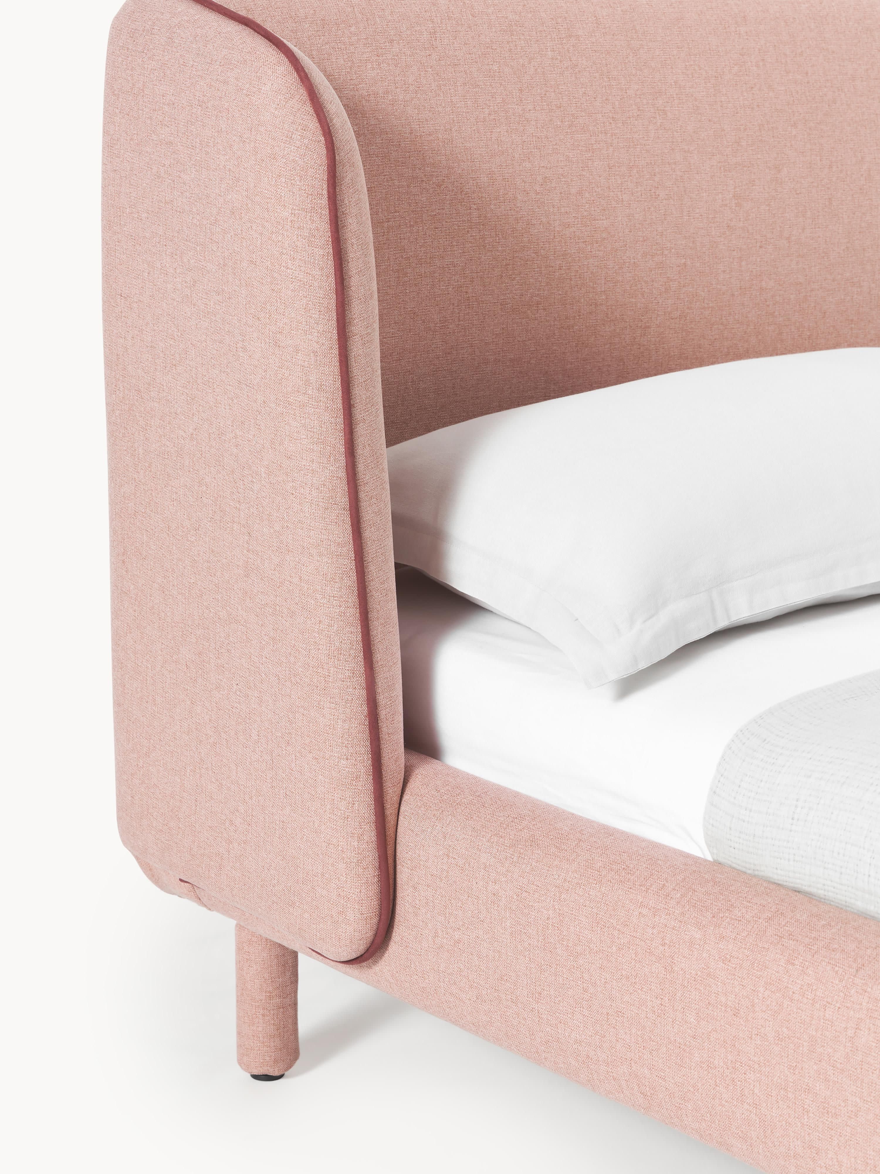 Gestoffeerd bed Luma met hoofdeinde
