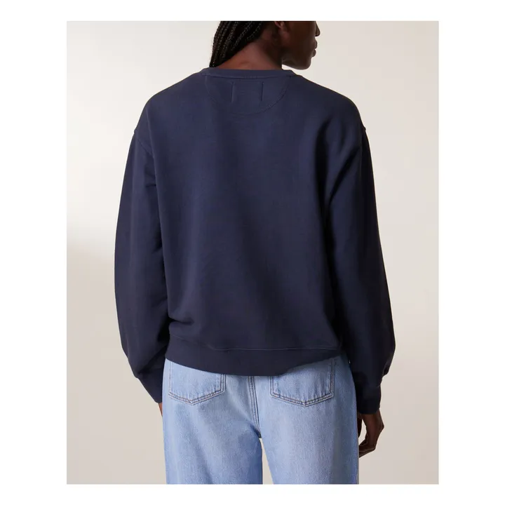 Leon & Harper Sweat Sortie Love Coton Bio | Charbon