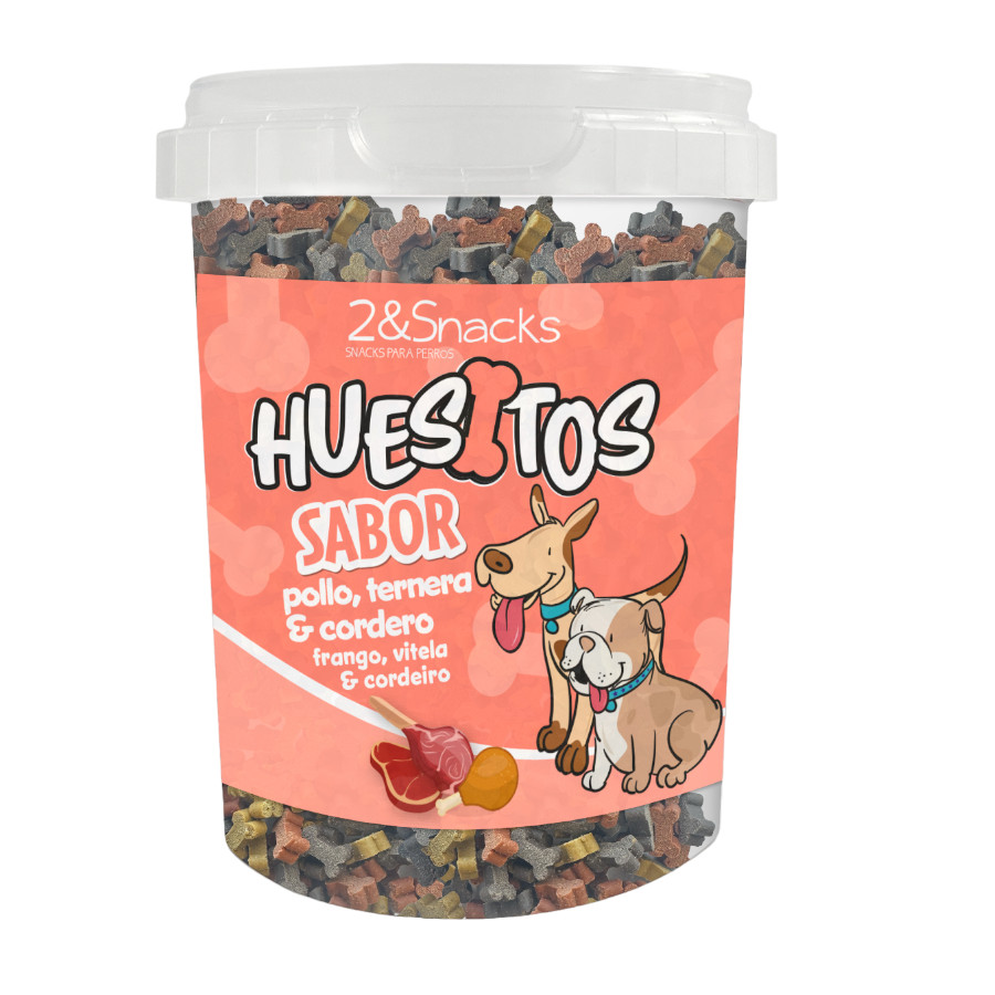 Biscoitos 2&Snacks Mini Bone Mix para Cães